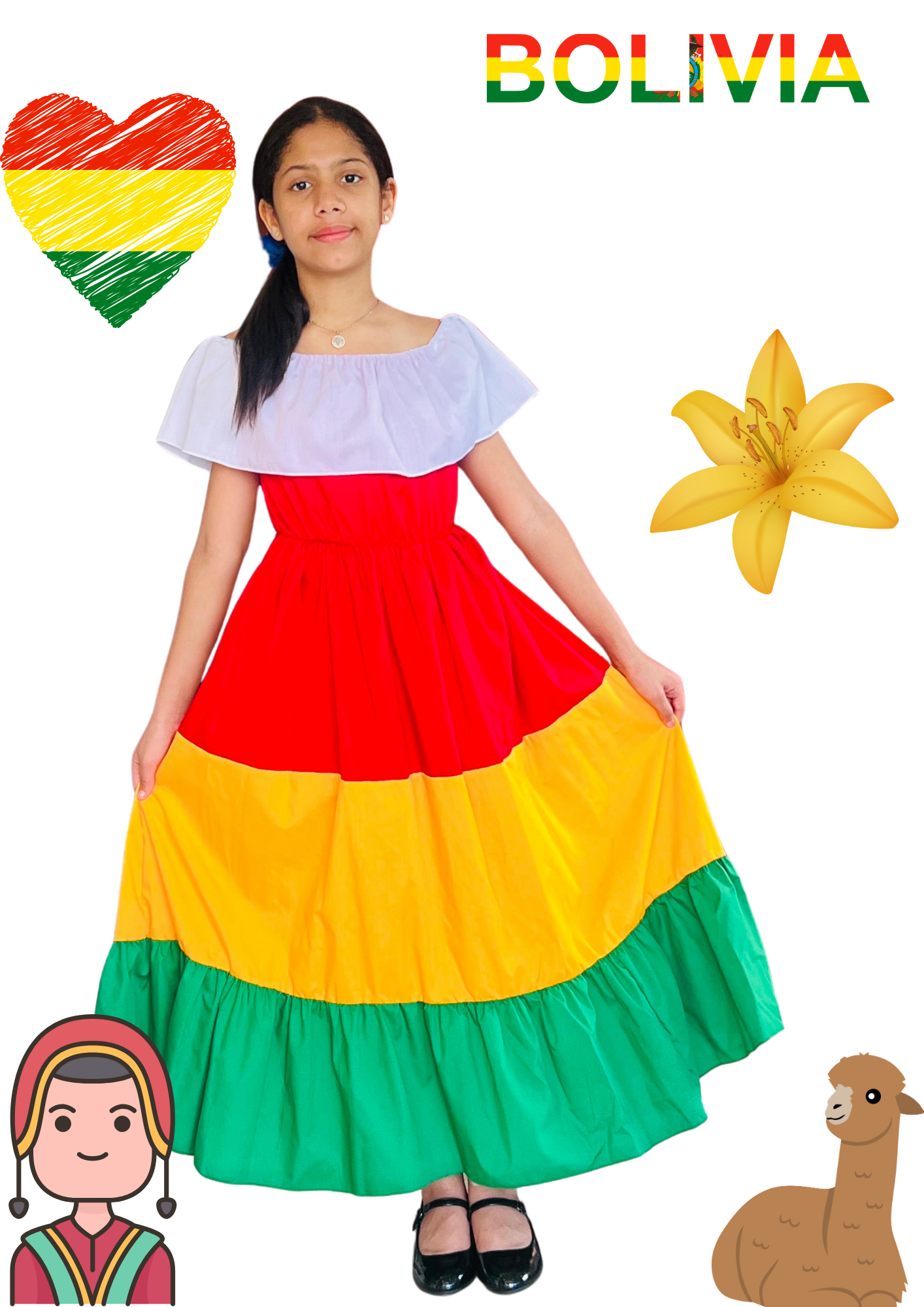 Vestido Típico Bolivia