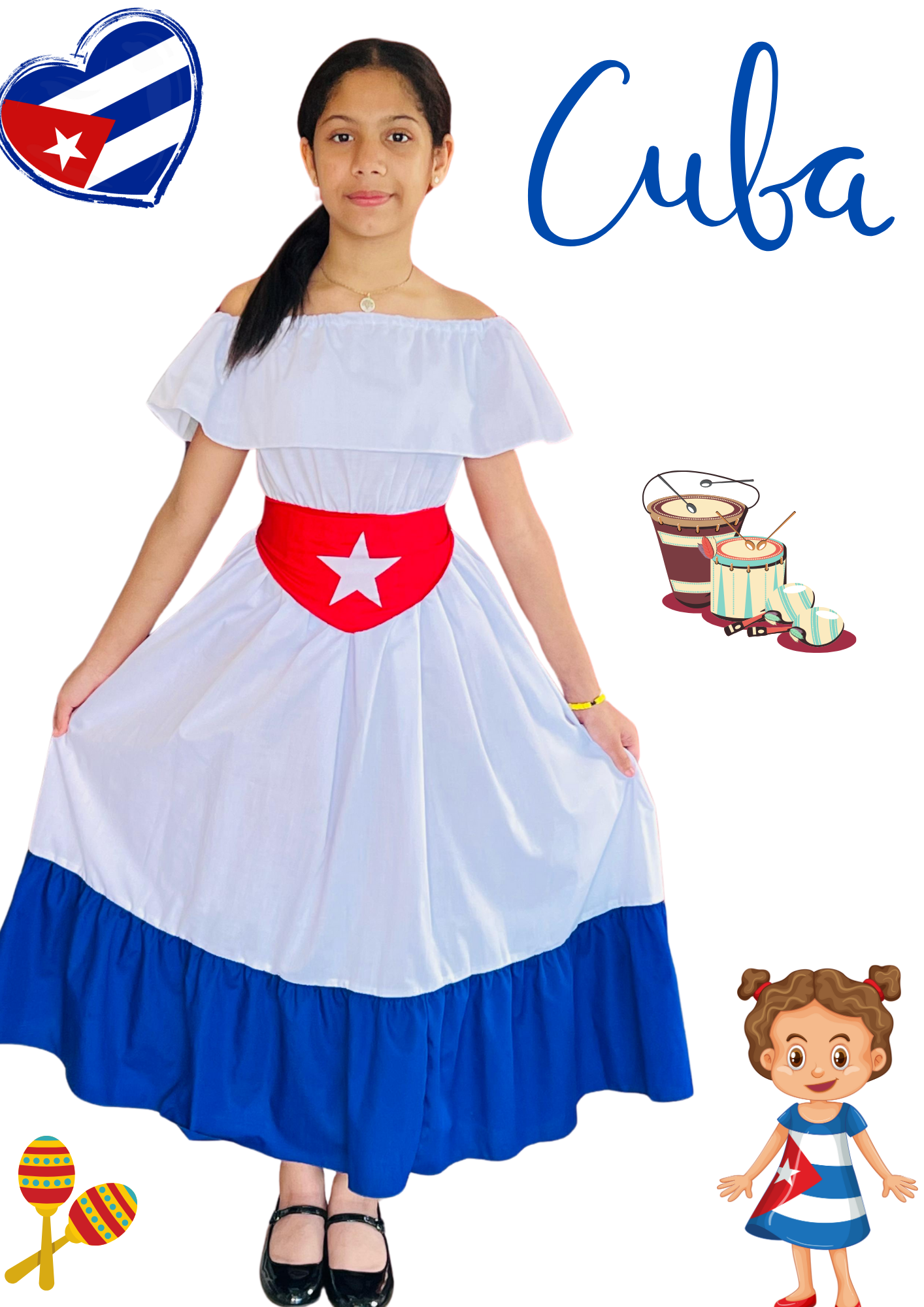 Vestido Típico Cubano