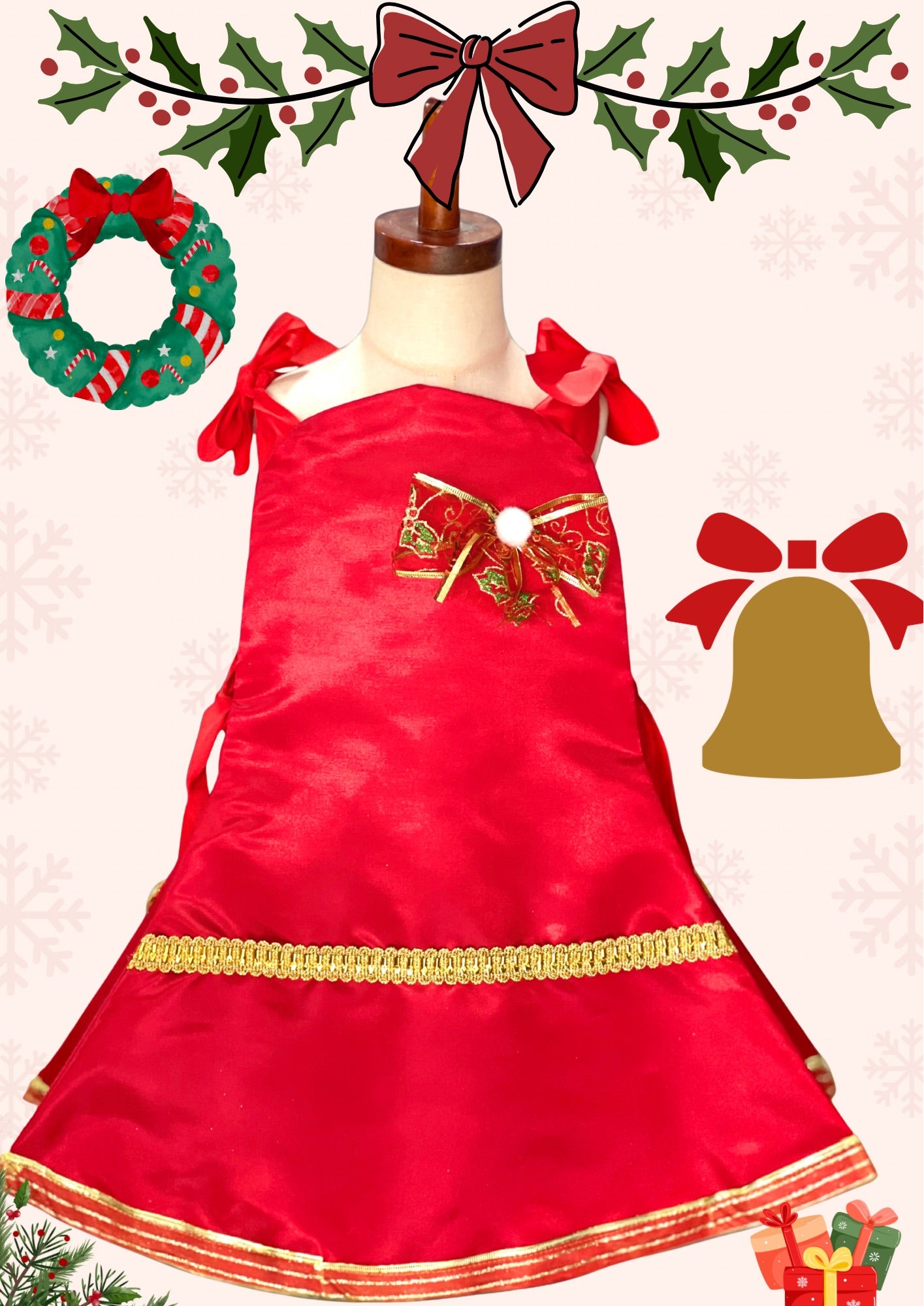 Traje Campana Navidad