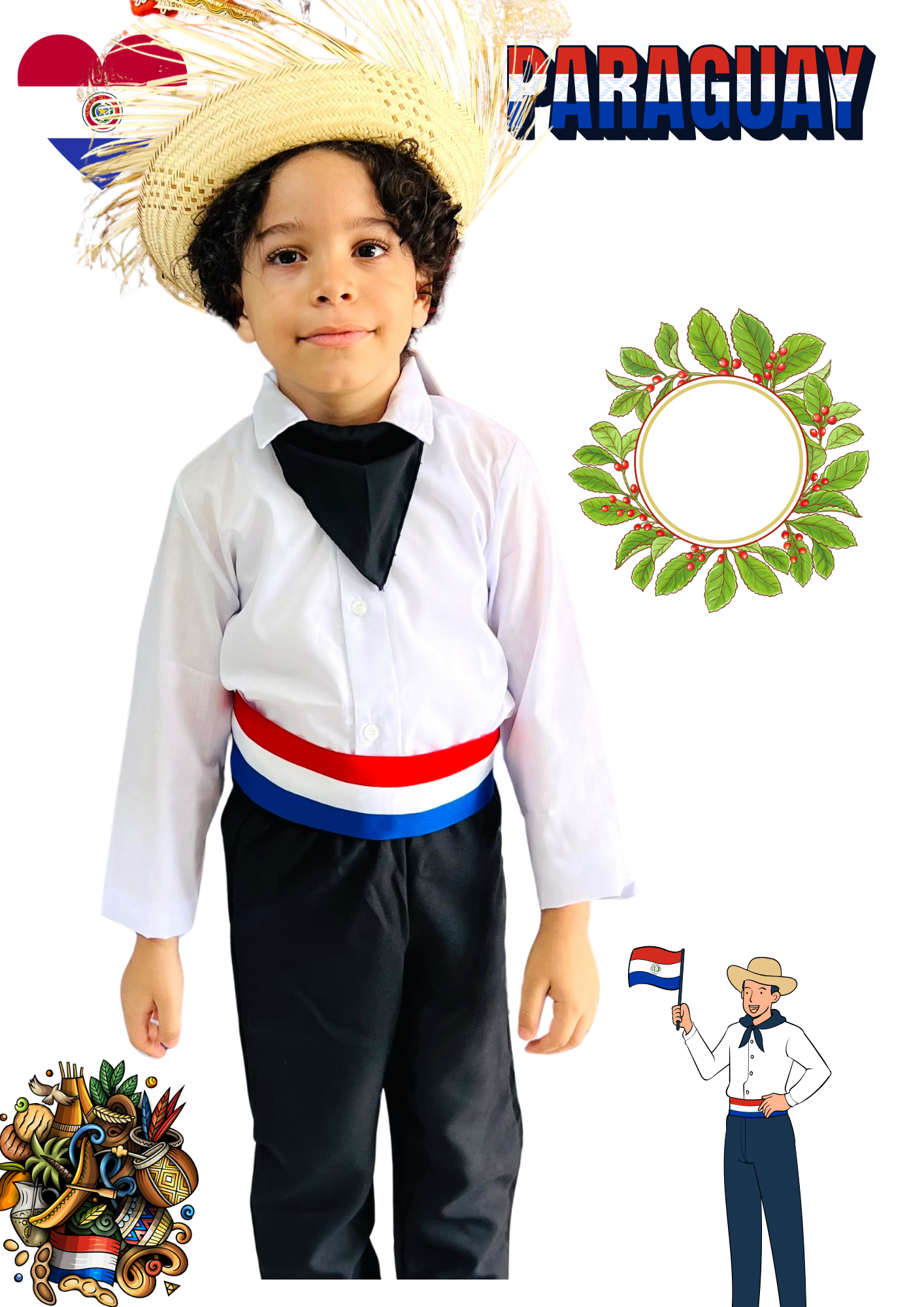 Traje Típico Paraguay
