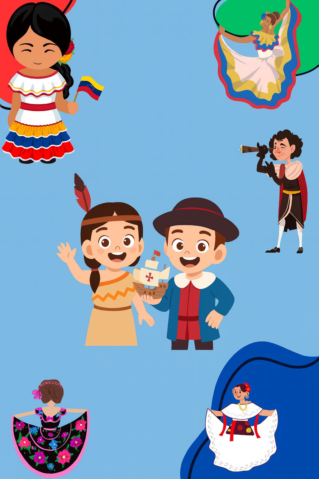Trajes Típicos diversos países.