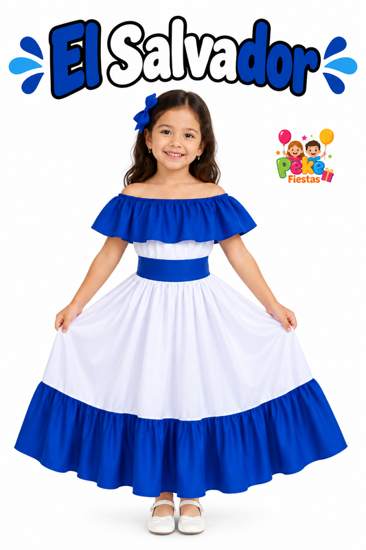 Vestido Tipico el Salvador Talla 4