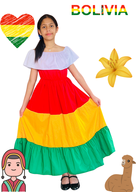Vestido Típico Bolivia