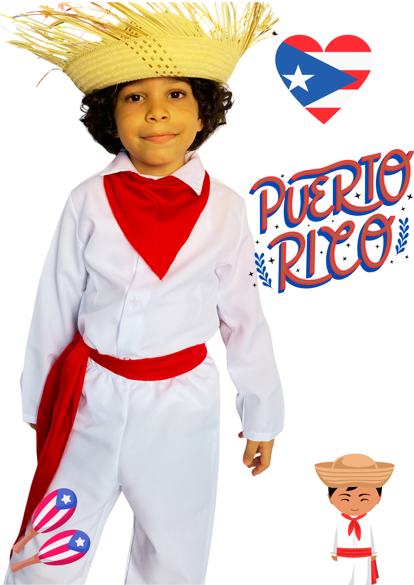 Traje Típico Puerto Rico