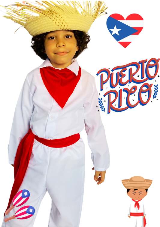 Traje Típico Puerto Rico