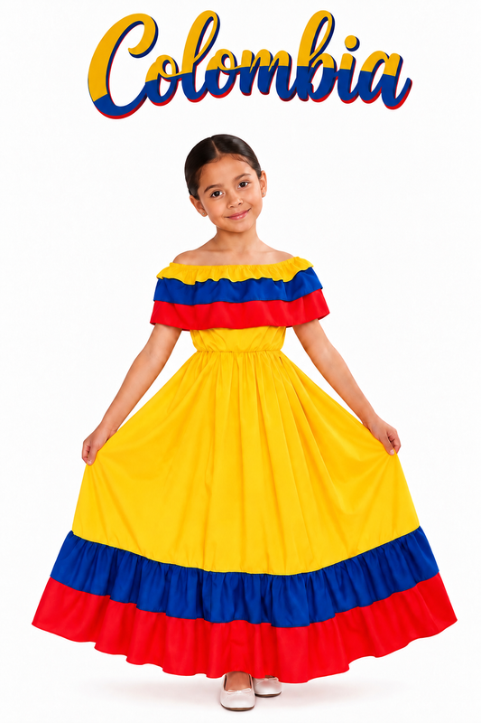 Vestido Típico Colombia Talla 4