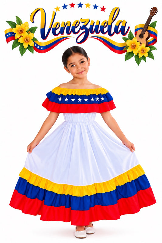 Vestido Típico Venezuela Talla 2