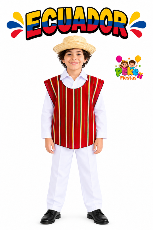 Traje Tipico Ecuador Talla 2