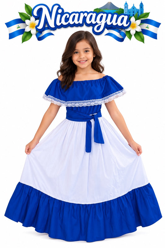 Vestido Típico Nicaragua Talla 4