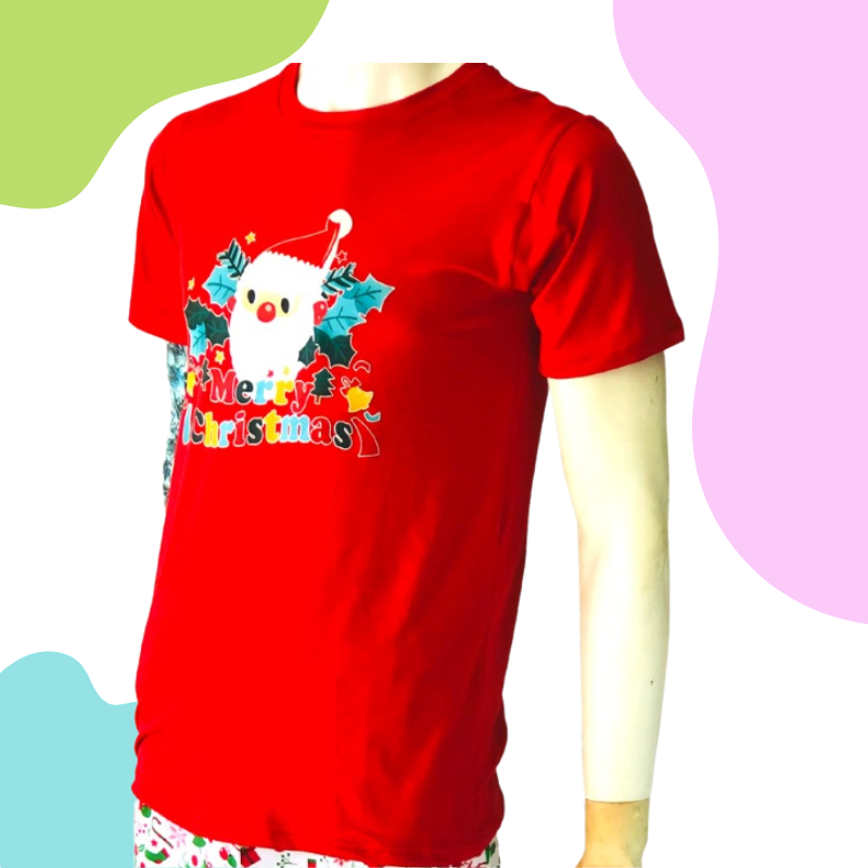 Camiseta Roja Feliz Navidad