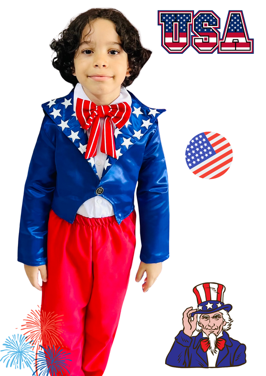 Traje Típico Estados Unidos Nino