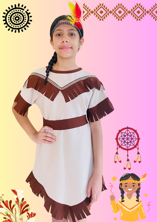 Vestido de Indigena Niña