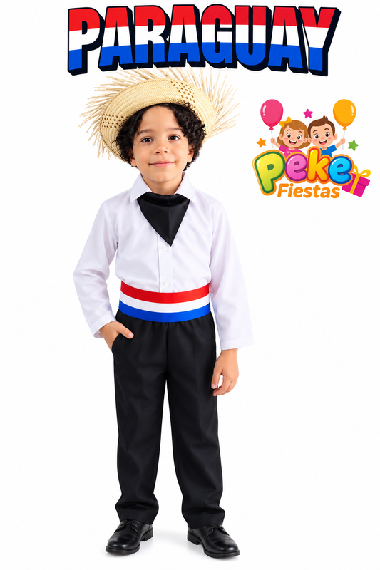 Traje Típico Paraguay Talla 2