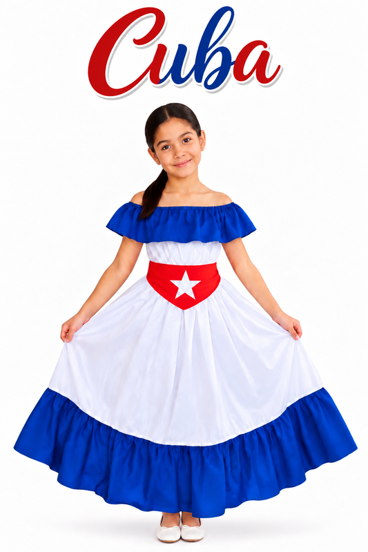 Vestido Típico Cubano Talla 6
