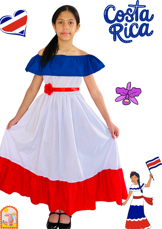 Vestido Típico Costa Rica