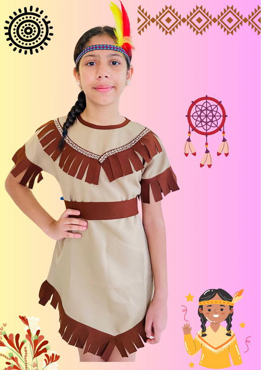 Vestido de Indigena Niña