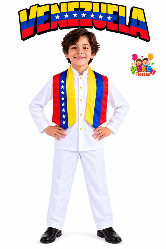 Traje Típico Venezuela Talla 4
