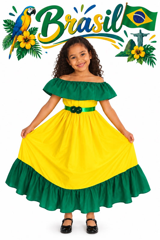 Vestido Tipico Brasil Talla 2