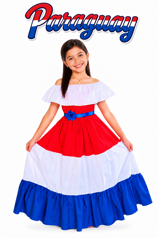 Vestido Típico Paraguay Talla 4